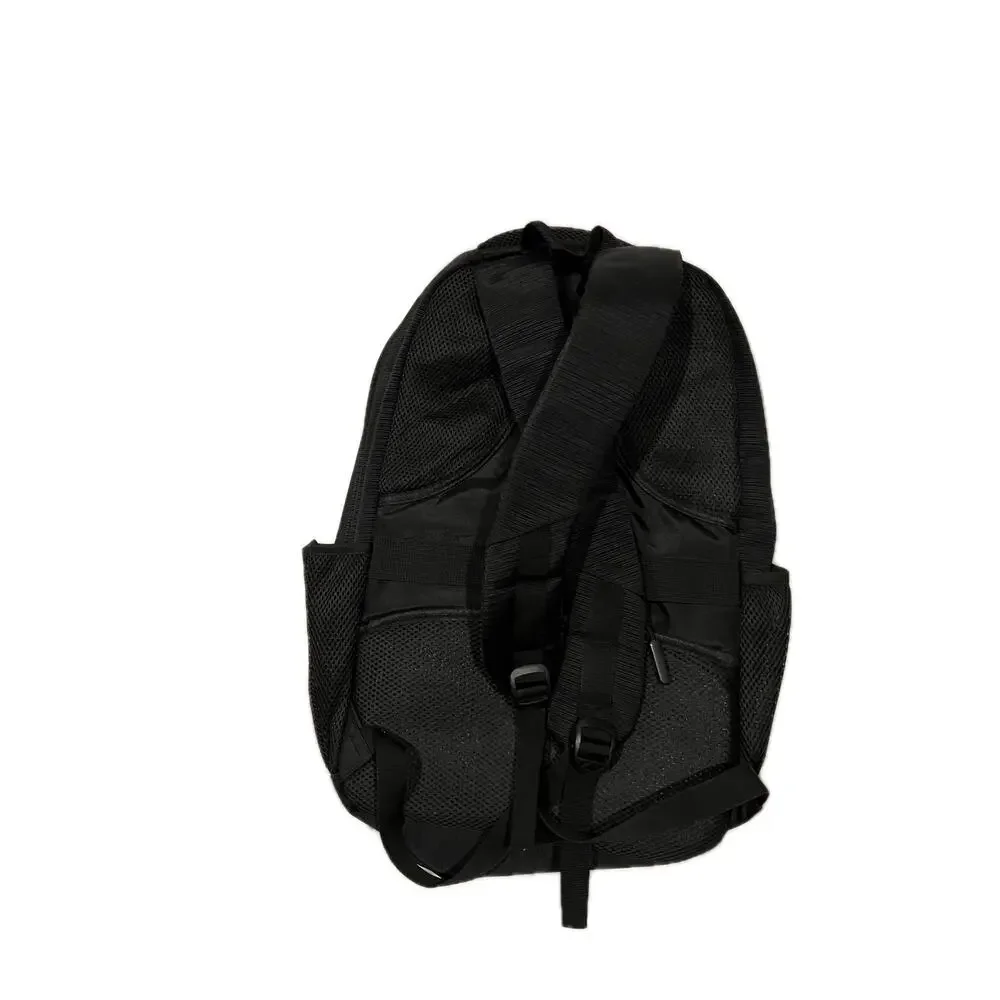 X M X Black Padded Computer Travel Backpack